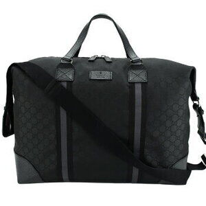 Gucci Boston bag GG leather black shoulder Bag travel